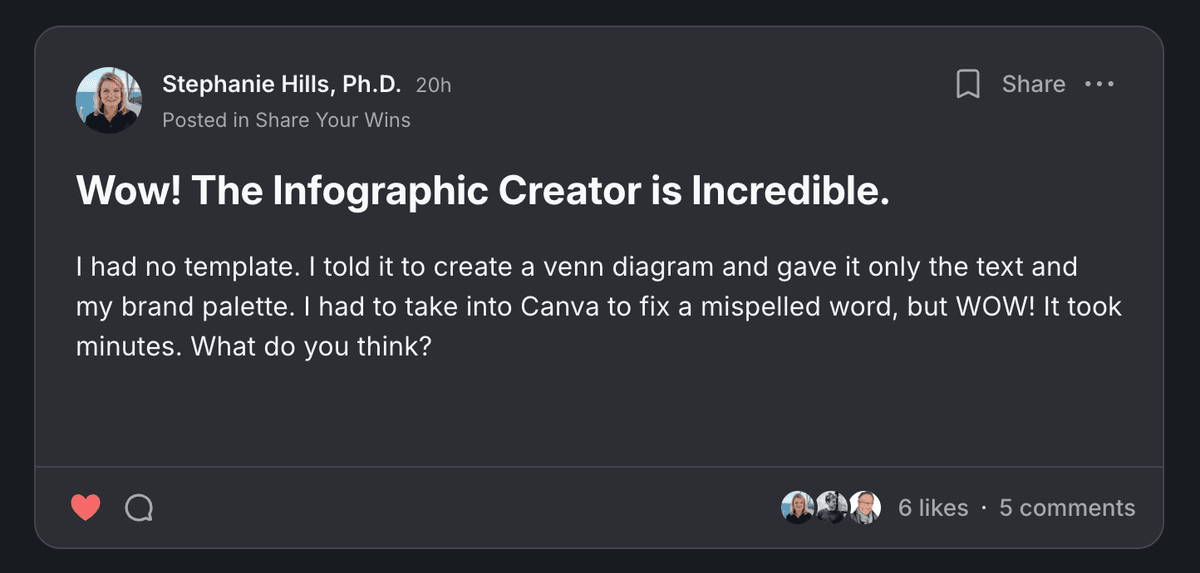 Feedback from Stephanie Hills