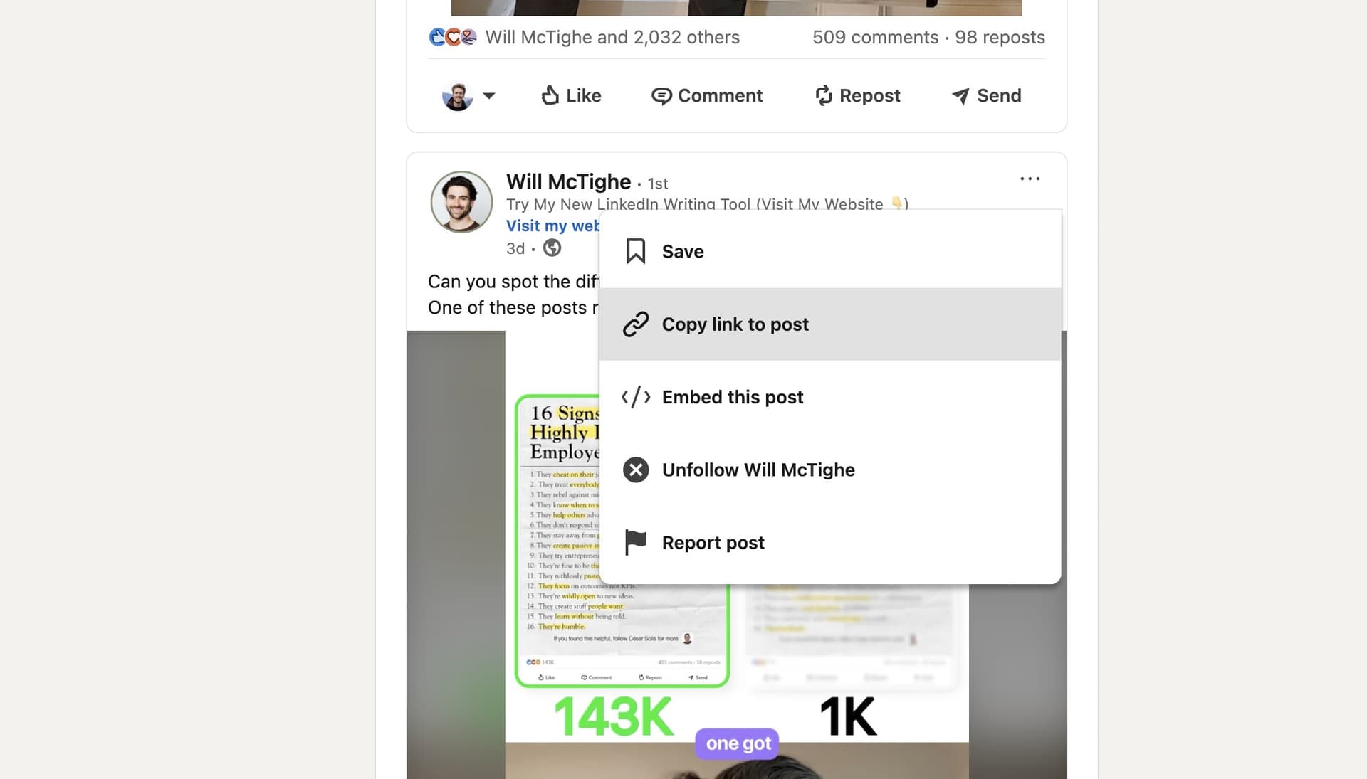 How to Copy a LinkedIn Post URL for LinkedIn Video Downloader